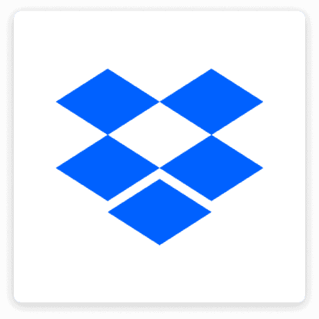 Hero image showcasing the Dropbox and GoCanvas integration, featuring a Dropbox logo.