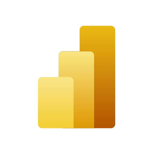 Bar chart icon representing data analysis and business growth.